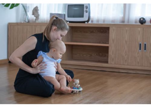 Wooden Pull-Along Musical Bear with enchanting melodies, promoting play, motor skills, and creativity for toddlers.