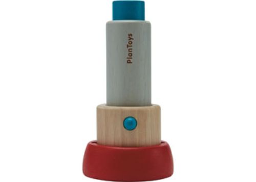 Wooden PlanToys Kaleidoscope offers endless colorful views, inspiring creativity and sensory exploration for young children.