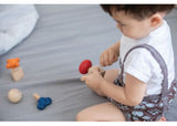 Colorful, eco-friendly nuts and bolts set for kids 3+, enhancing fine motor skills and imaginative engineering play.