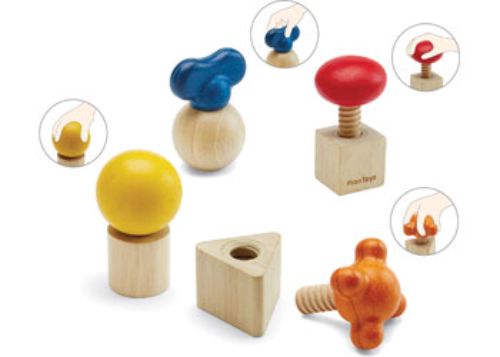 Colorful eco-friendly Nuts & Bolts toy set for kids, enhancing creativity, fine motor skills, and basic engineering concepts.