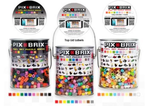 PixBrix - Paint Can 1500 mixed pieces Medium