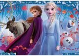 Ravensburger Frozen 2 puzzle set featuring two 12-piece puzzles for kids, promoting fun and cognitive development.