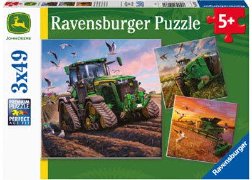 Puzzle - Ravensburger - Seasons of John Deere Puzzle 3x49pc