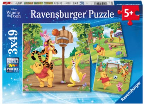 Puzzle - Ravensburger - Disney Sports Days Puzzle 3x49pc