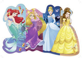 Colorful Ravensburger 24-piece puzzle featuring Disney princesses, perfect for young children to develop skills while playing.