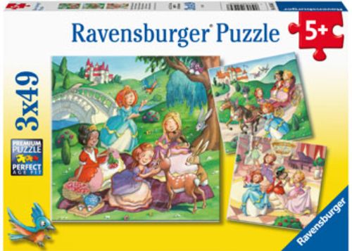 Puzzle - Ravensburger - Little Princesses 3x49pc