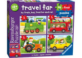 Vibrant Ravensburger My First Puzzle set for preschoolers featuring 2-5 pieces, promoting cognitive skills and storytelling.