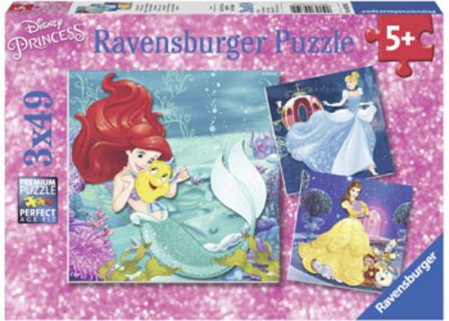 Puzzle - Ravensburger - Disney Princesses Adventure 3x49pc
