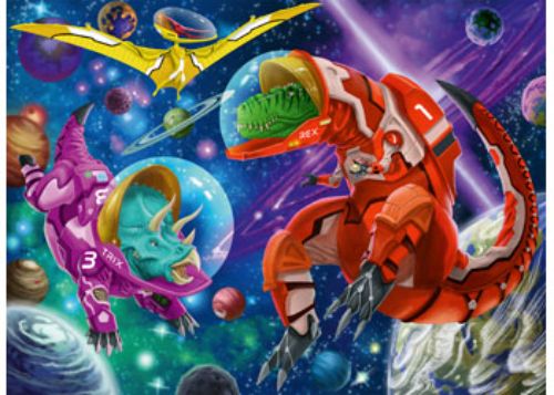 Puzzle - Ravensburger - Space Dinosaurs Puzzle 200pc