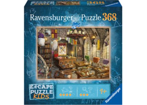 Colorful 368-piece Ravensburger puzzle featuring whimsical magical creatures in a vibrant scene. Perfect for all ages.