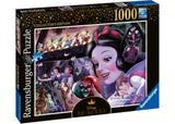 Ravensburger Disney Snow White 1000-piece puzzle depicting Snow White and friends, perfect for family fun and decor.