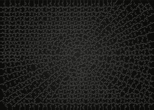Puzzle - Ravensburger - Krypt Black Spiral Puzzle 736pc