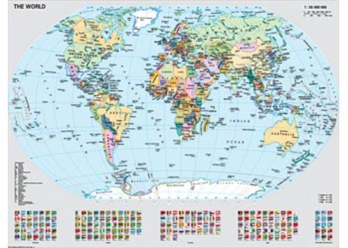 Puzzle - Ravensburger - Political World Map Puzzle 1000pc