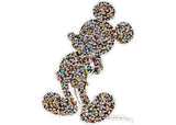 Ravensburger Disney Shaped Mickey Puzzle, 945 pieces, features vibrant images celebrating Mickey's 90th anniversary, 1m tall.