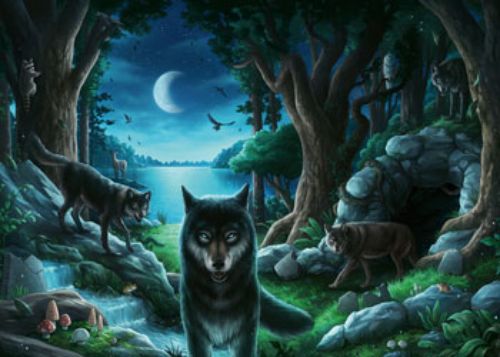 759-piece Ravensburger puzzle featuring "Escape 7: The Curse of the Wolves" with an immersive mystery-solving theme.