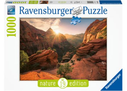 Puzzle - Ravensburger - Zion Canyon USA Puzzle 1000pc