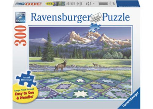 Large Format Puzzle - Ravensburger - Quiltscape 300pcLF