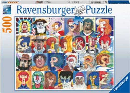 Puzzle - Ravensburger - Typefaces Puzzle 500pc