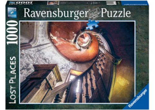 Detailed 1000-piece Ravensburger puzzle featuring intricate natural oak spiral design, perfect for puzzlers of all levels.