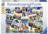 Ravensburger 5000-piece puzzle showcasing New York City's vibrant skyline and intricate architectural details.