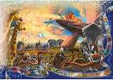 Ravensburger 40,320-piece puzzle featuring beloved Disney films, measuring 6.8m x 1.9m, perfect for nostalgic puzzlers.