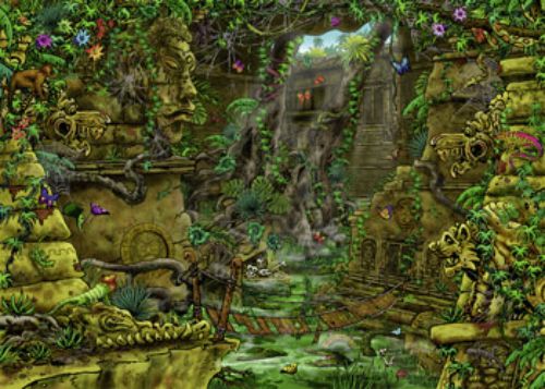 Ravensburger Escape 2 The Temple Grounds Puzzle featuring 759 pieces for an immersive escape room experience at home.