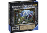 A vibrant 759-piece jigsaw puzzle depicting an escape room submarine adventure, combining storytelling and brain teasers.