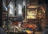 Ravensburger Escape 5 puzzle featuring vibrant imagery of a Dragon Laboratory and intricate riddles for mystery lovers.