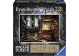 Ravensburger Escape 5 Dragon Laboratory 759pc puzzle featuring vibrant imagery and thrilling escape room challenges.