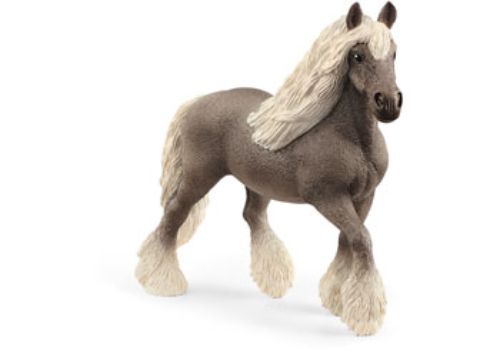 Detailed Schleich Silver Dapple Mare figurine with a unique silver dapple coat, perfect for play and display.