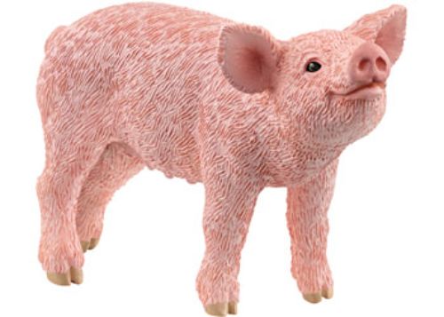 Schleich Piglet figure crafted for imaginative play, showcasing lifelike details and durable quality for children aged 3 and up.