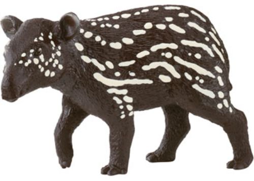 Adorable Schleich Tapir Baby figurine with lifelike colors, perfect for imaginative play and wildlife education.