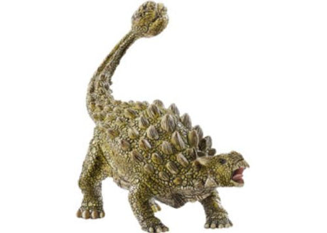 Detailed Schleich Ankylosaurus figure featuring armor, tail club, perfect for play and education on this Cretaceous herbivore.