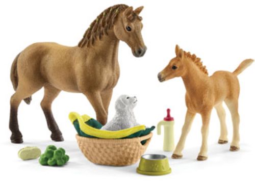 Schleich - Horse Club Sarahâ€™s baby animal care