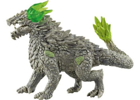 Realistic Schleich Stone Dragon figure with intricate details, perfect for imaginative play and fantasy adventures.