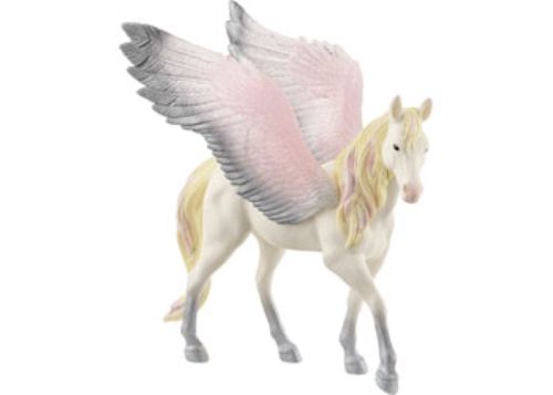 Colorful Sunrise Pegasus figurine with shimmering wings, perfect for imaginative play and collectible display.