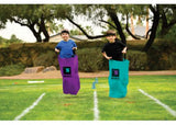 Exciting Slackers Ninja Obstacle Course set with bounce balls for fun, fitness, and friendly competition in your backyard.