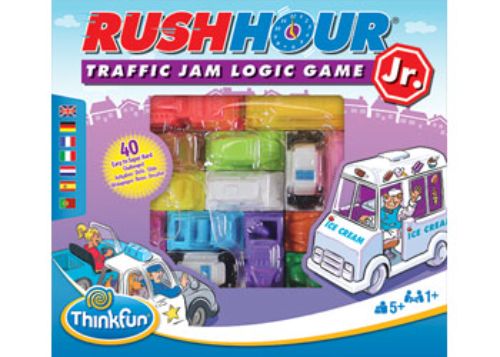 Rush Hour Junior game featuring an ice cream truck navigating a traffic jam, ideal for kids' logic skill development.