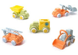 Viking Toys Eco Maxi Trucks in 5 vibrant models, made from renewable sugar cane for sustainable, imaginative play.