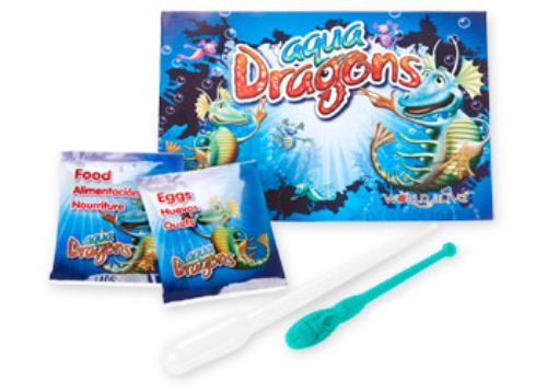 Aqua Dragons Refill Pack: Includes eggs, food, aerator, and activity book for Hatching and nurturing tiny aquatic pets.