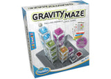 ThinkFun Gravity Maze game featuring marble navigation through towers, enhancing logic and problem-solving skills for kids aged 8+.