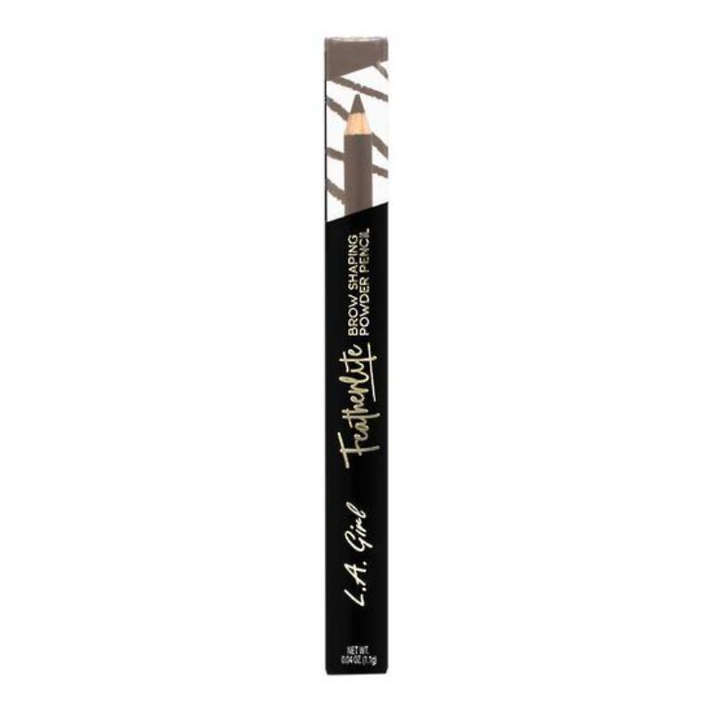 LA Girl Featherlite Powder Brow Pencil in Dark Blonde, featuring a unique powder formula for natural-looking, fuller brows.