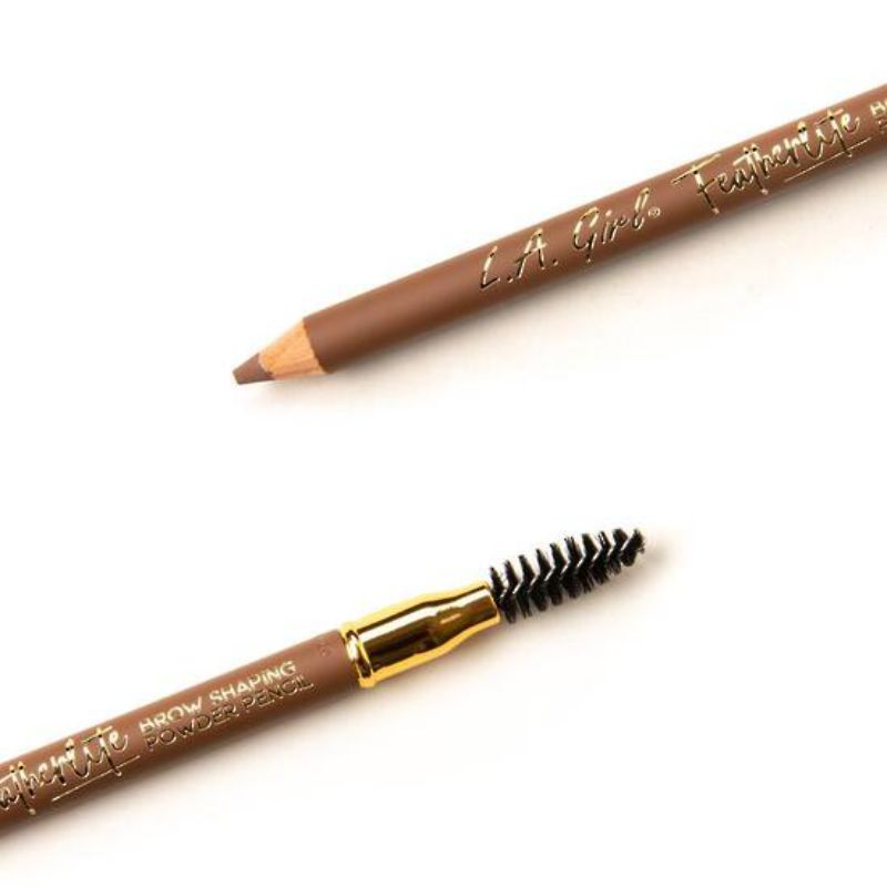 LA Girl Featherlite Powder Brow Pencil in Dark Blonde for natural, fuller brows with long-lasting, buildable powder formula.