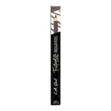 LA Girl Featherlite Powder Brow Pencil in Soft Brown, a cruelty-free, vegan product for defined, natural-looking brows.