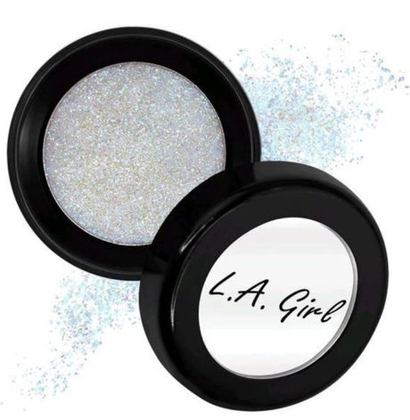 LA Girl Glitterholic Glitter Topper - Holo-Glam adds dazzling holographic sparkle to any makeup look for a glamorous finish.