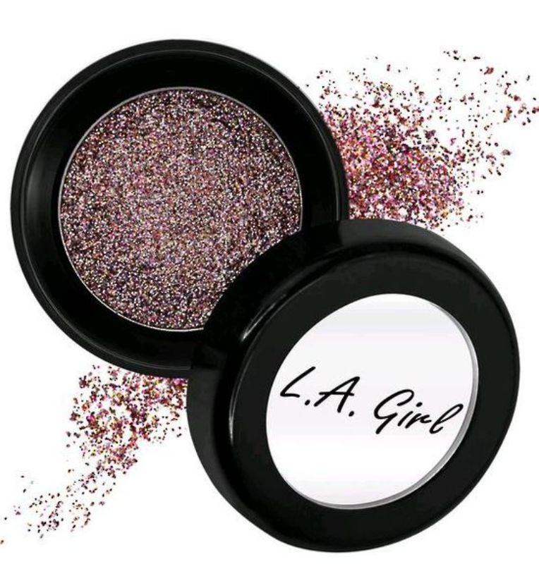 LA Girl Glitterholic Glitter Topper in Ooh-La-La adds dazzling, multi-dimensional sparkle to eyes for any occasion.