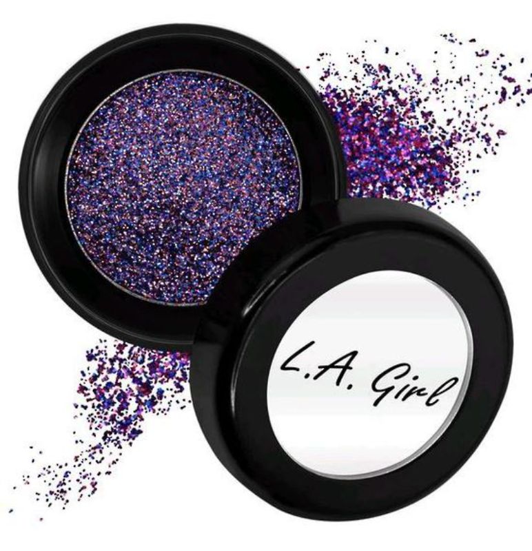 LA Girl Glitterholic Glitter Topper in Party Girl, a dazzling sparkly eyeshadow enhancer for glamorous looks.