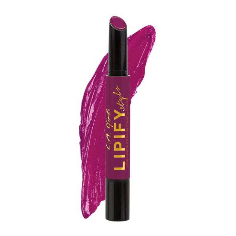 LA Girl Lipify Stylo Lipstick in Panic, showcasing bold, vibrant color, hydrating formula, and non-retractable precision tip.