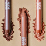 LA Girl Shockwave Lipliner Pencil in Chai Latte, a creamy, warm nude shade for precise, long-lasting lip definition.