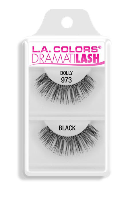 LA Colors Eye Lashes - Dolly: lightweight, reusable lashes for dramatic, crisscrossed volume and effortless beauty enhancement.